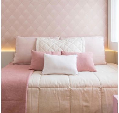  Peseira Mini Tricot Rosa